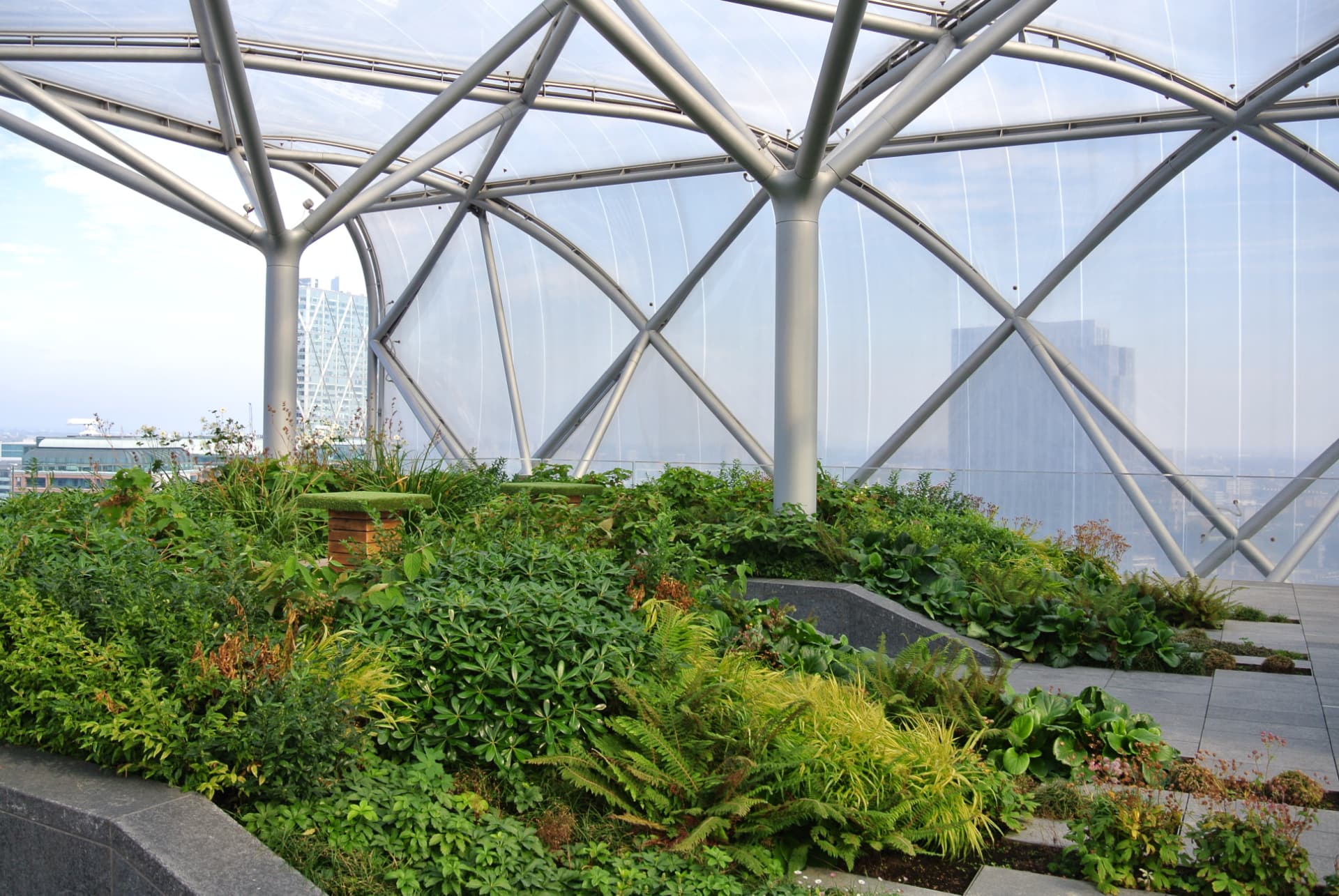 ETFE roof at Bevis Marks